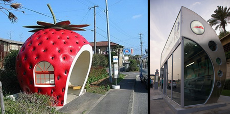 Creative and unusual bus stop designs