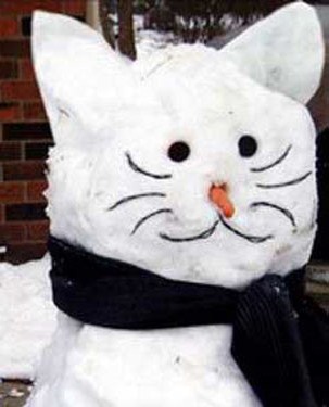 cat-snowman