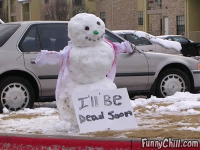 I'll be dead soon Snowman