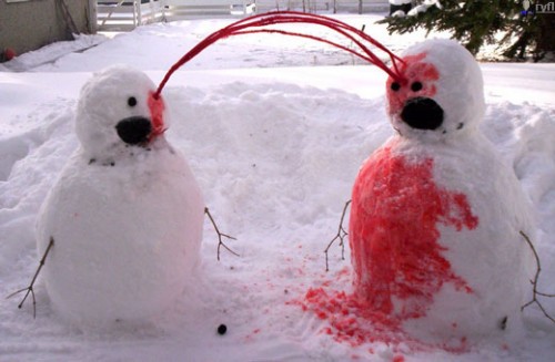 Bizarre Snowman 15