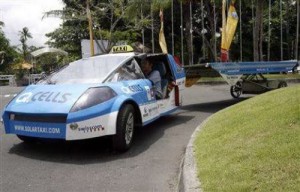 Solar powered Taxi