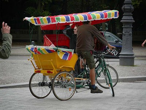 Bicycle Taxi Berlin Germany