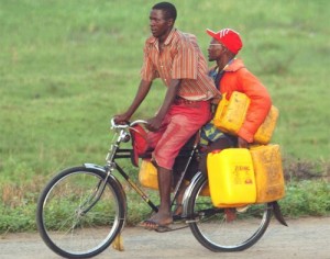 Bicycle Taxi Burundi Africa