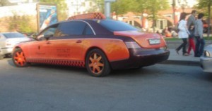Maybach Taxi Moscow Russia