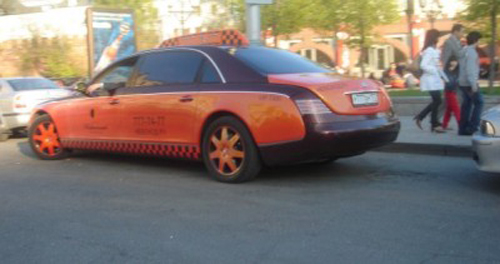 Maybach Taxi Moscow Russia