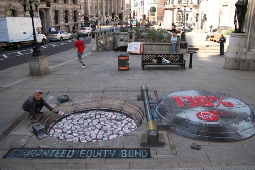 3D Illusion Street Art by Julian Beever