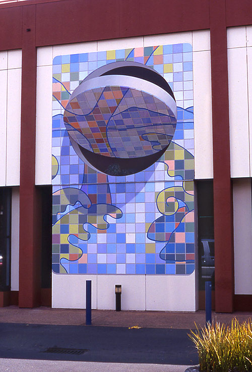 3D Building Mural Art by John Pugh