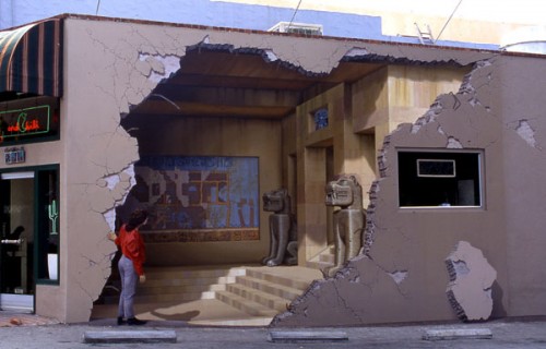 3D Building Mural Art by John Pugh