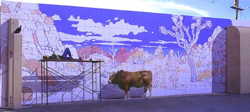 3D Building Mural Art by John Pugh