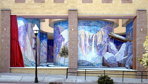 3D Building Mural Art by John Pugh