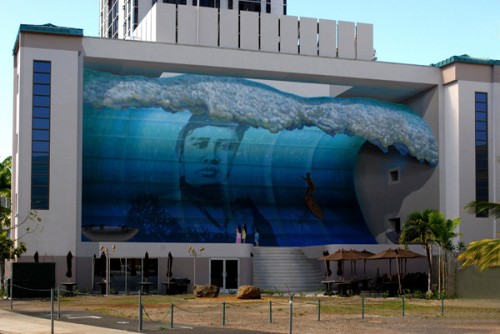 3D Building Mural Art by John Pugh