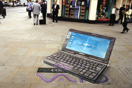 illusions in art. 3D Illusion Street Art by