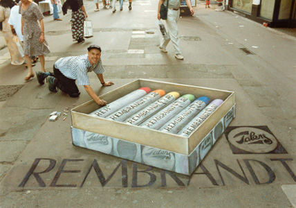 3D Illusion Street Art by Julian Beever