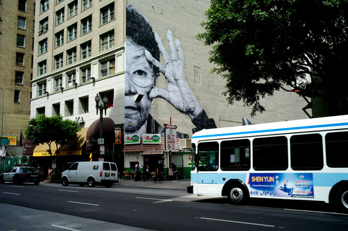 JR_LosAngeles_2010 Amazing Street Art by French Artist JR