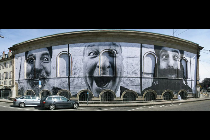 JR_MUSEE_RATH Amazing Street Art by French Artist JR