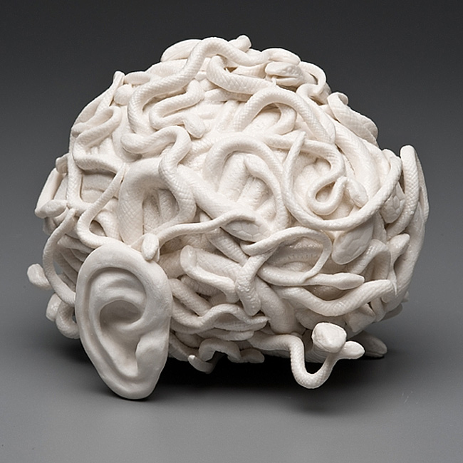 Amazing White Sculptures Made From Porcelain