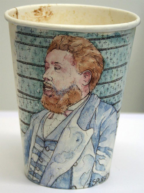 Expressing Art On Coffeecups