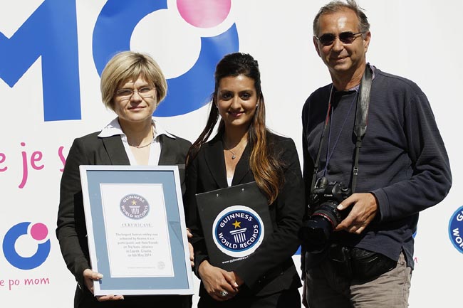 A New Guinness World Record For The Largest Human Smiley Face