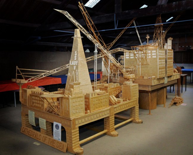 Matchstick Ships Model by David Reynolds