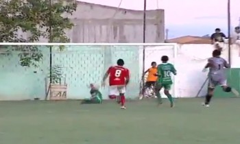 Brazilian ballboy saves certain goal