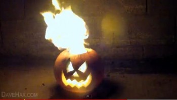How to Make a Flaming Pumpkin - Halloween Jack o Lantern