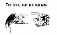 The Devil and the old man