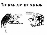 The Devil and the old man