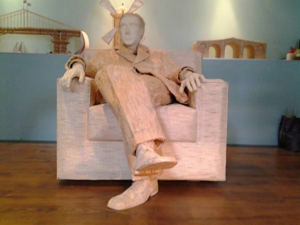 Al Pacino Matchstick sculpture