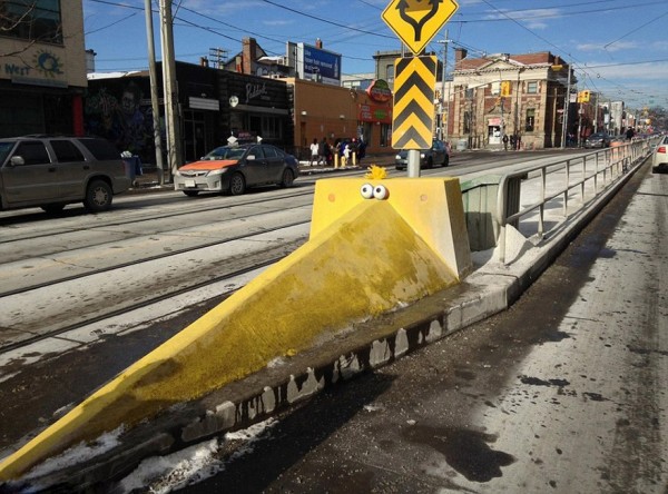 Funny street art in Toronto