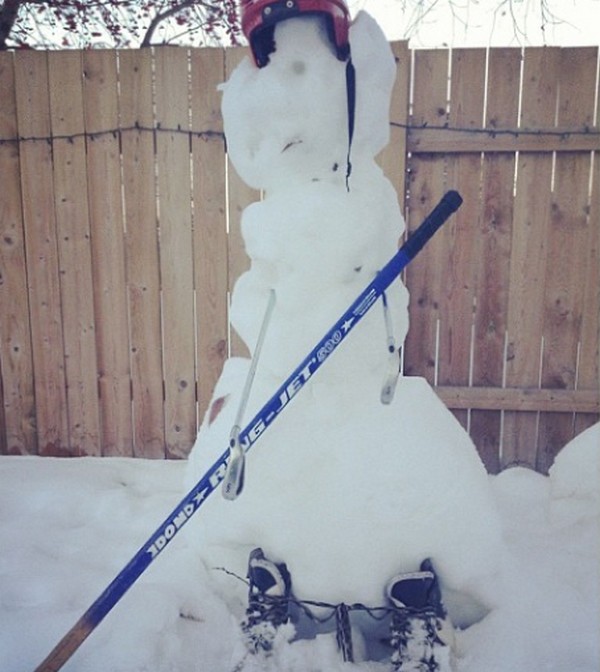 Bizarre snowmans