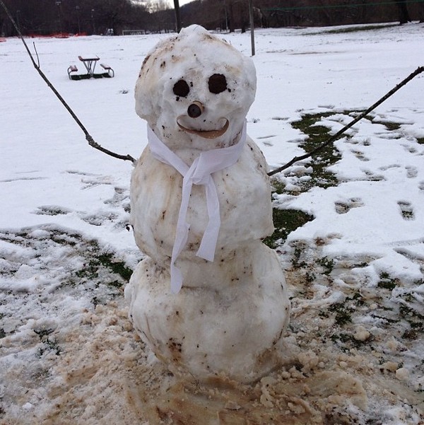 Bizarre snowmans