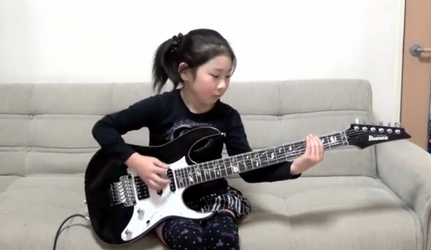 8-Year-Old Girl Plays RACER X "Scarified" Cover