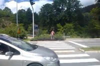 Crosswalk in Jajce, Bosnia and Herzegovina