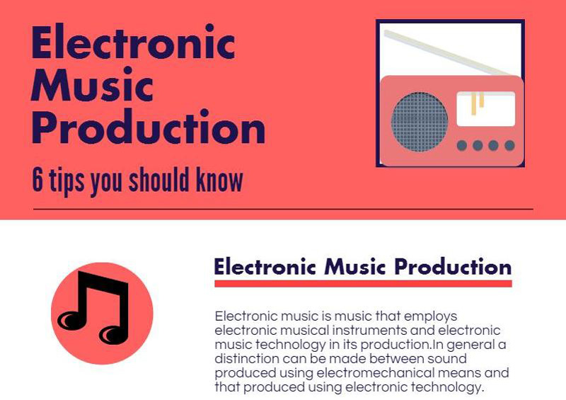 6 Electronic music production tips you should know [Infographic]
