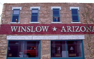 'Slowin' Down to Take a Look' — Winslow, Arizona