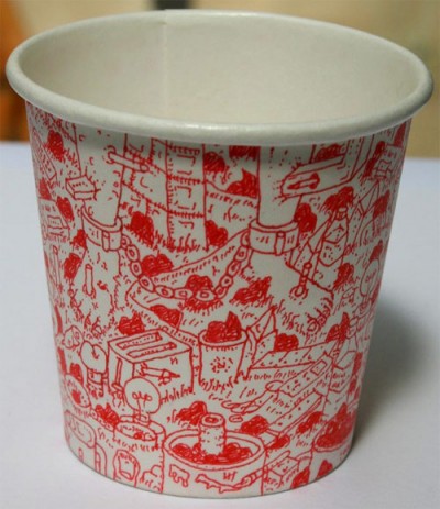 Expressing Art On Coffeecups