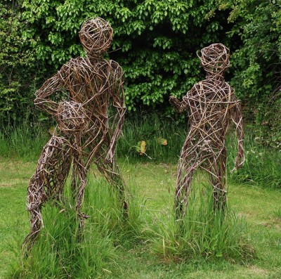 Enormous And Scary Statues In Lost Gardens Of Heligan
