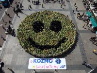 A New Guinness World Record For The Largest Human Smiley Face
