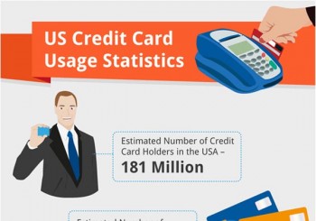 Credit Card Usage in USA 2012 (Infographic)