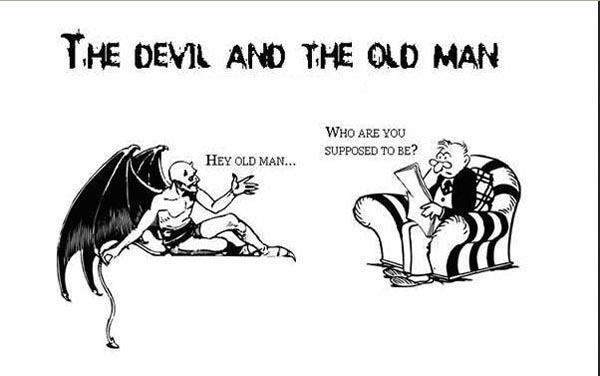 The Devil and the old man