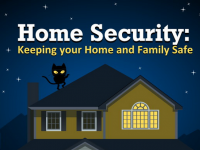 Keeping your Home & Family Safe with a Home Security System [Infographic]
